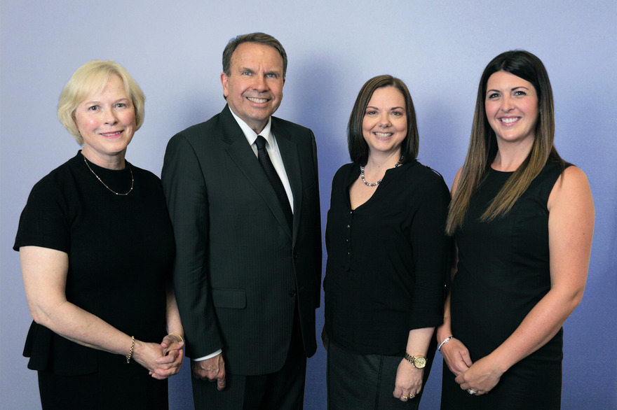 From left to right: Jann Parry-Wickett, James Wickett, Elisa Patrick, Casey King - The Team